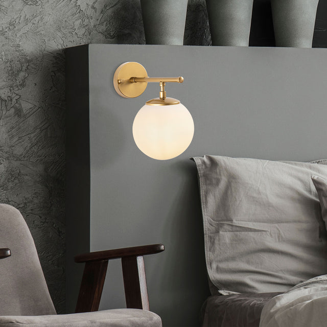 Wall lamps - Wall lamp Gold Glass Obsidian - Dimehouse
