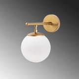 Wall lamps - Wall lamp Gold Glass Obsidian - Dimehouse