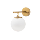 Wall lamps - Wall lamp Gold Glass Obsidian - Dimehouse