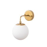 Wall lamps - Wall lamp Gold Glass Elio - Dimehouse