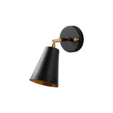 Wall lamps - Wall lamp Black Gold Glass Glacier - Dimehouse