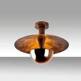 Ceiling lamps - Ceiling lamp 38 cm Copper-colored Metal Elevate - Dimehouse