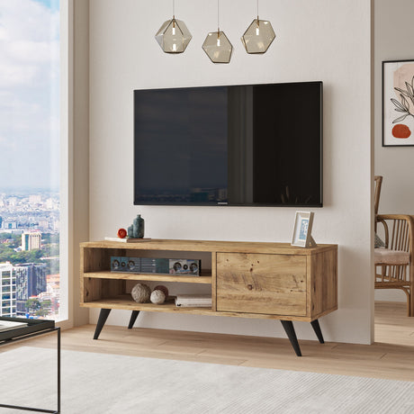 TV Furniture - TV Furniture Riva Atlantic Pine Melamine 110x44x40 cm - Dimehouse