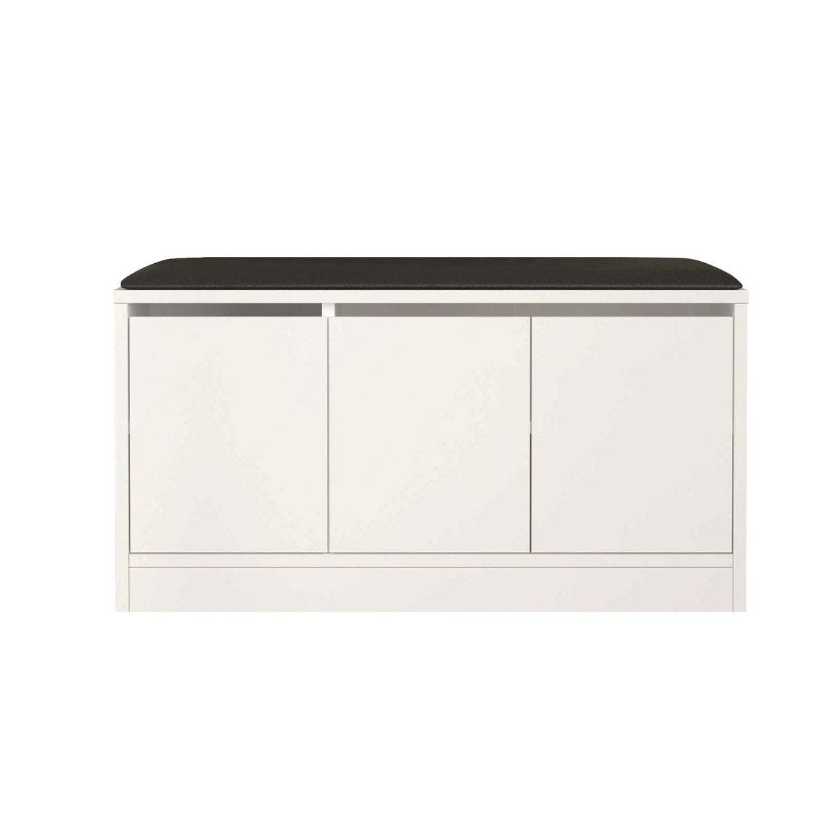 Shoe cabinets - Shoe cabinet Aquila White Melamine 89.6x45.8x35.5 cm - Dimehouse