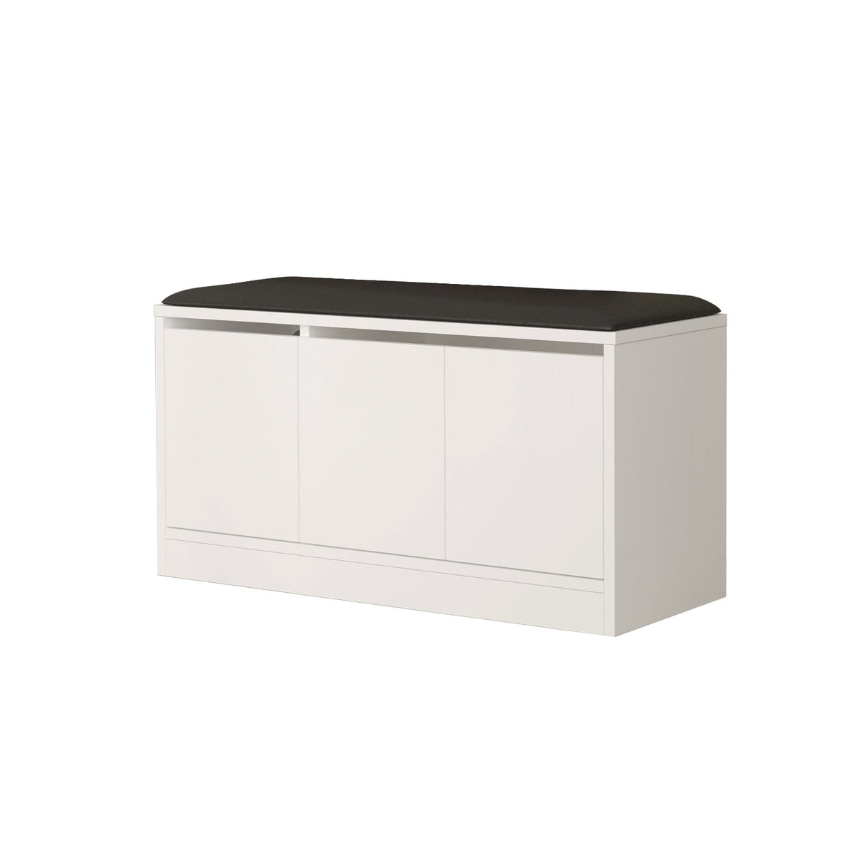 Shoe cabinets - Shoe cabinet Aquila White Melamine 89.6x45.8x35.5 cm - Dimehouse