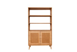 Bookcases - Bookcase Jut Oak Beechwood 40x110x90 cm - Dimehouse