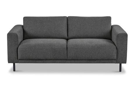 Sofas - Modern 2.5-seater Sofa Anthracite Fabric Aniko 183x90x78 cm - Dimehouse