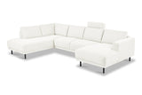 Sofas - Modern U - Sofa Corner Sofa Beige Fabric - Left - 310x197x142 cm - Aniko - Dimehouse