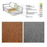 Sofas - Corner sofa gray microfibre Tulin - right - Dimehouse