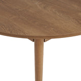 Dining tables - Dining table Oak Melamine extendable 100 - 130 cm - Vienna - Dimehouse