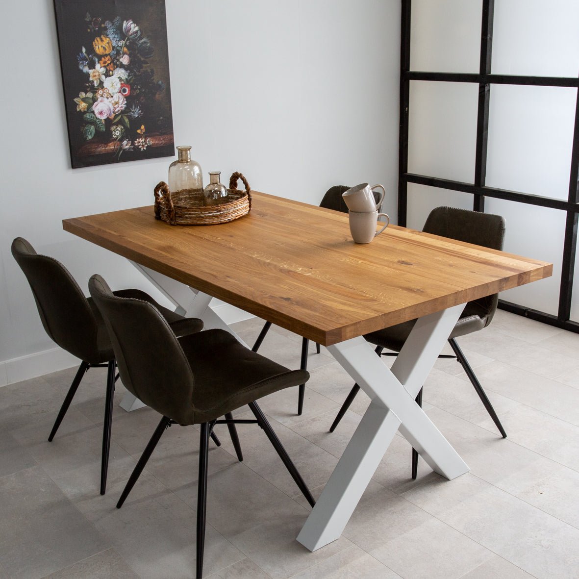 Dining tables - Dining table Rover Oak wood Dimehouse