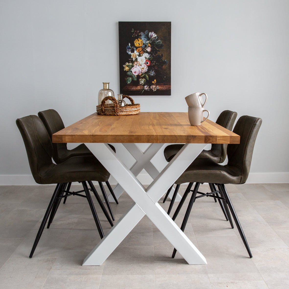 Dining tables - Dining table Rover Oak wood Dimehouse