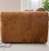 Banken-Hoekbank oker chenille stof - 292x170 cm - Shane - links-Dimehouse
