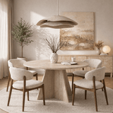 Hanging lamps - Hanging lamp beige carbon concrete shade - 40 and 50 cm - Flowing - Dimehouse