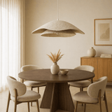 Hanging lamps - Hanging lamp beige carbon concrete shade - 40 and 58 cm - Flowing - Dimehouse