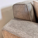 Sofas - Corner sofa gray chenille mottled Ravi – Left - Dimehouse