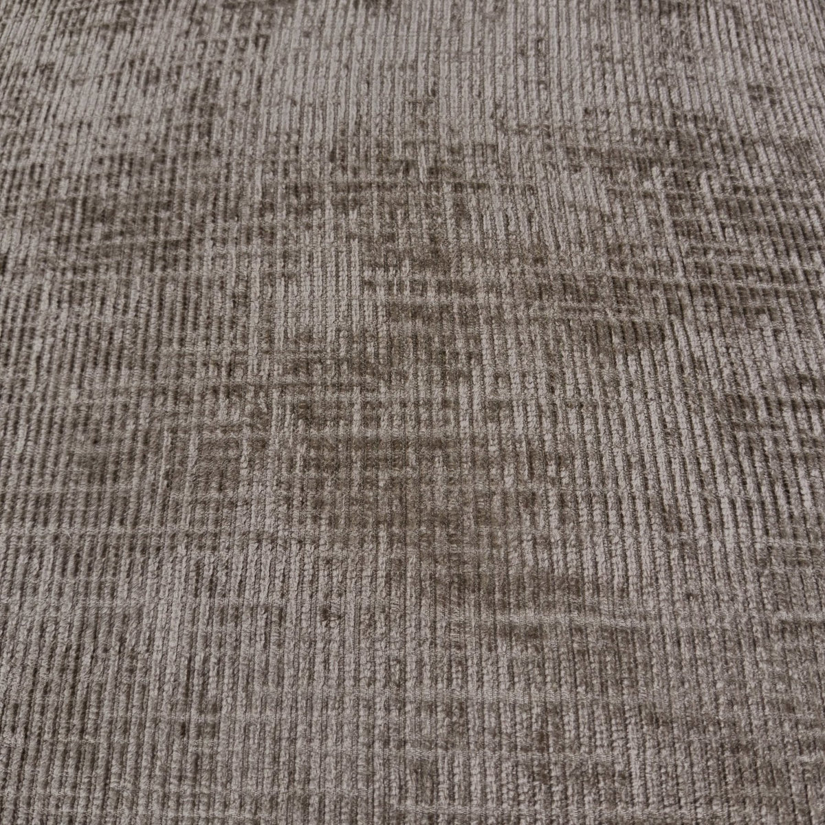Sofas - Corner sofa with chaise longue taupe chenille fabric Manon - right - Dimehouse