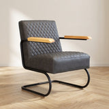 Industrial armchair Lars anthracite atmospheric photo in a modern interior