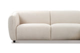 Sofas - Corner sofa organic shape cream bouclé Sophie - right - Dimehouse