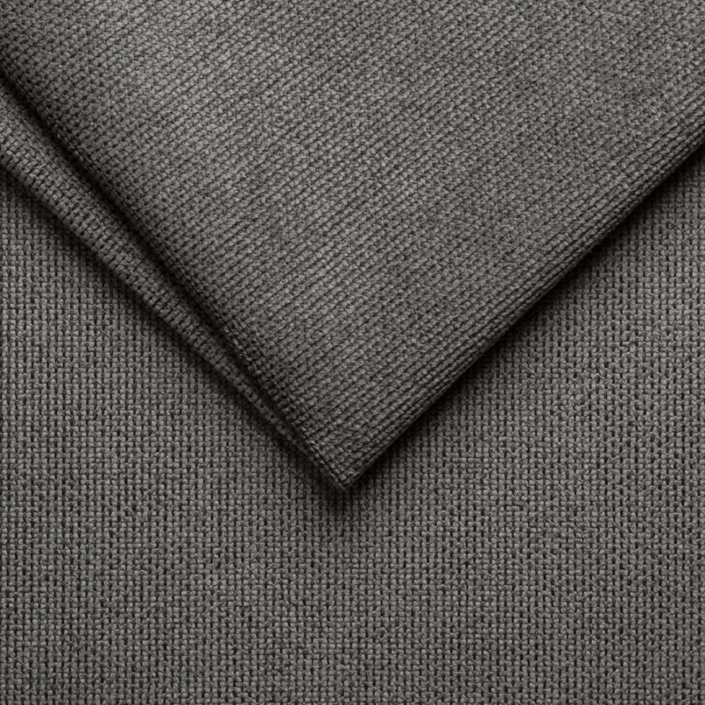 Sofas - Corner sofa with chaise longue anthracite chenille Yara - left - Dimehouse