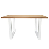Dining tables - Dining table Rover Oak U - leg White - Dimehouse