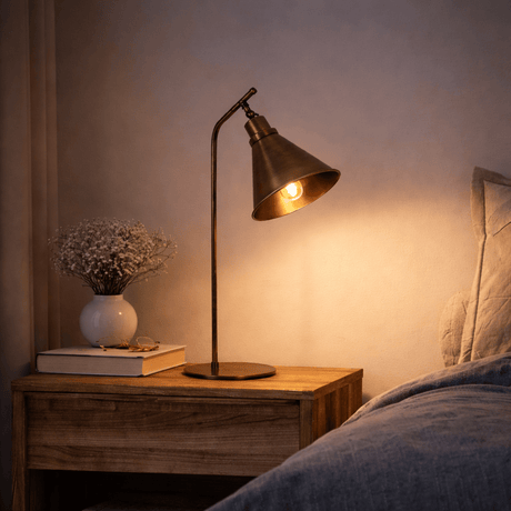 Table lamps - Table lamp Bronze-colored Metal Crimson - Dimehouse