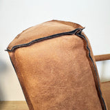 Armchairs - Industrial armchair cognac eco - leather Tiger - Dimehouse