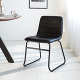 Dining room chairs - Industrial dining room chair Mark black - Dimehouse