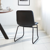 Dining room chairs - Industrial dining room chair Mark black - Dimehouse