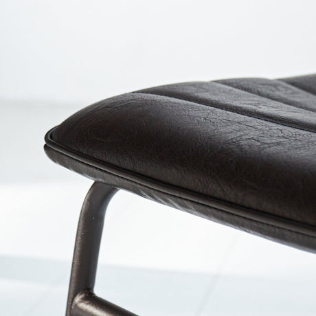 Dining room chairs - Industrial dining room chair Mark black - Dimehouse