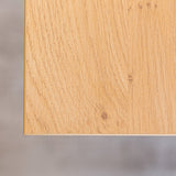 Dining tables - Dining table Lenzo Rustic Oak - Black Dimehouse