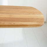 Dining tables - Dining table Mikkel Oak Danish Oval Matrix Frame Small - Dimehouse
