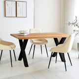 Dining tables - Milas Dining table Oak wood Dimehouse