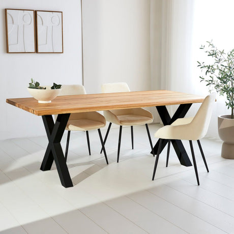 Dining tables - Milas Dining table Oak wood Dimehouse