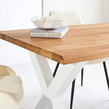 Dining tables - Milas Dining table Oak wood Dimehouse