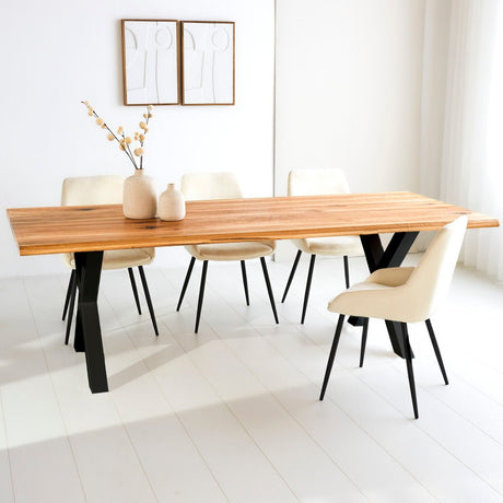 Dining tables - Milas Dining table Oak wood Dimehouse