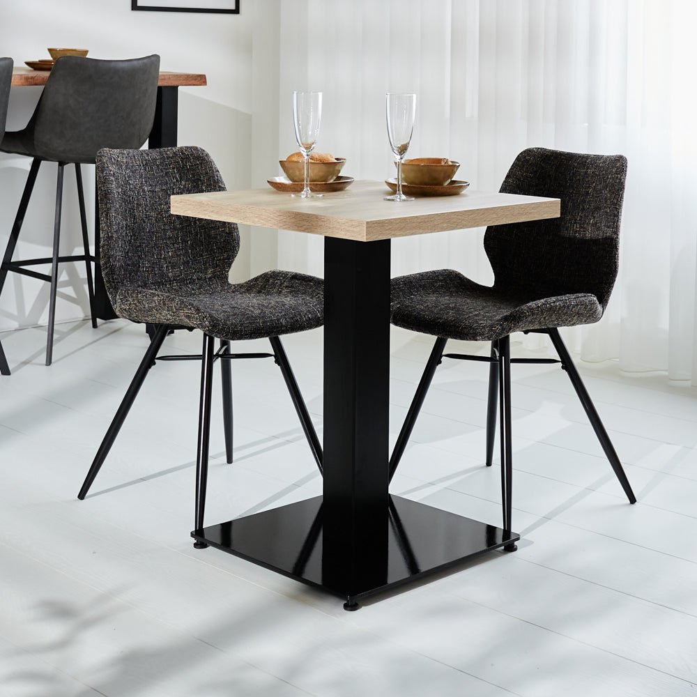 Bistro tables - Bistro table Robin square melamine robson oak - Dimehouse
