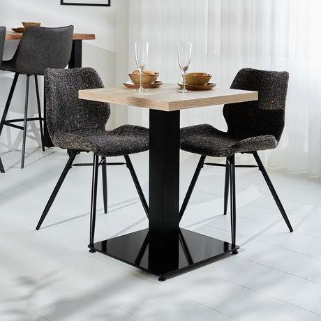 Bistro tables - Bistro table Robin square melamine robson oak - Dimehouse