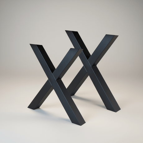 X Frame Black set of 2
