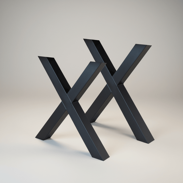 X Frame Black set of 2