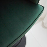 Barstool Novan velvet Dimehouse Green LxWxH 75x58x54 Fabric Atmospheric photo detail
