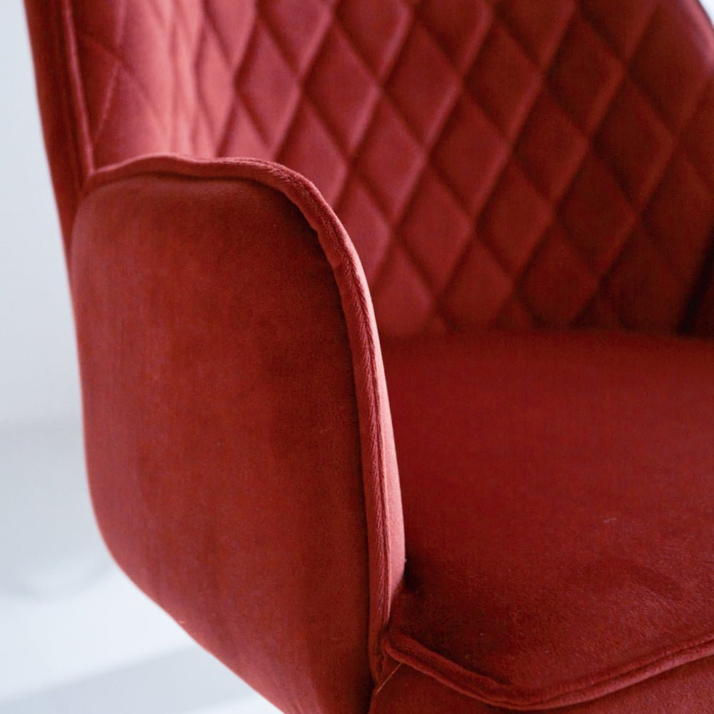 Barstool Novan velvet Dimehouse Copper LxWxH 75x58x54 Fabric Atmospheric photo detail