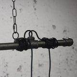 Hanging lamp Bray Dimehouse Gray LxWxH 89x15x8 Metal Atmospheric photo detail