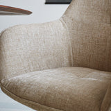 Dining room chair Camiel Dimehouse Beige LxWxH 62x61x54 Fabric Atmospheric photo detail