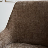 Dining room chair Elle Dimehouse Taupe LxWxH 64x61x56 Fabric Atmosphere photo different