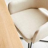 Dining room chair Suzy Dimehouse White LxWxH 64x61x53 Fabric Atmospheric photo in situation