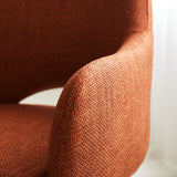 Dining room chair Suzy Dimehouse Orange LxWxH 64x61x53 Fabric Atmosphere photo different