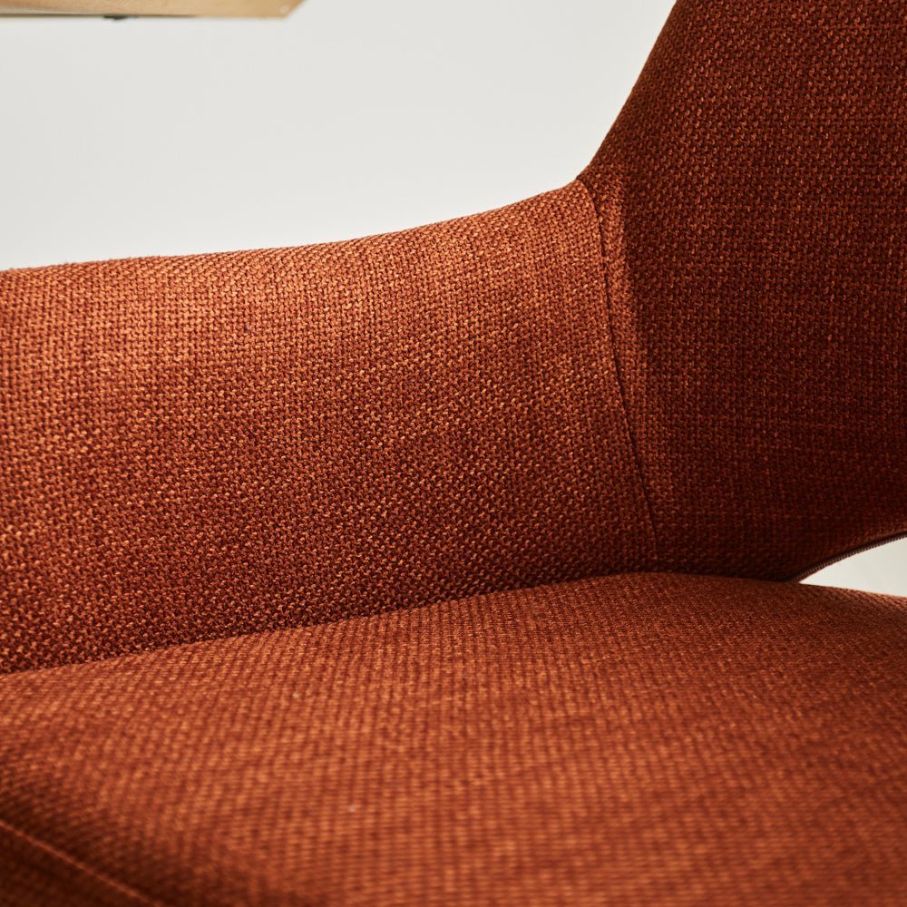 Dining room chair Suzy Dimehouse Orange LxWxH 64x61x53 Fabric Atmospheric photo detail