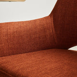 Dining room chair Suzy Dimehouse Orange LxWxH 64x61x53 Fabric Atmospheric photo detail