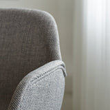 Dining room chair Mick Dimehouse Gray LxWxH 64x62x59 Fabric Atmospheric photo detail